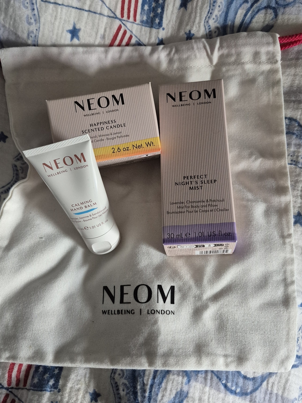 Neom Calming Hand Balm & Perfect Night's Sleep Mist - White